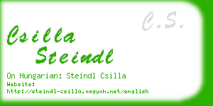 csilla steindl business card